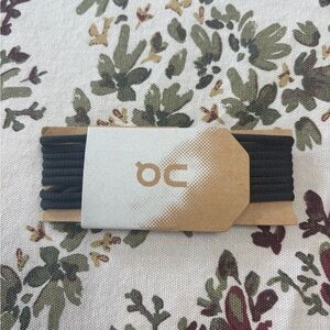 On Running Black Shoelaces-  For Youth Sizes